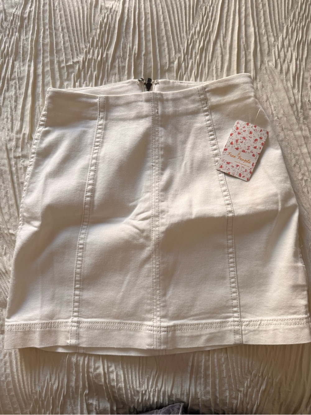 Free People Modern Femme Skirt in White